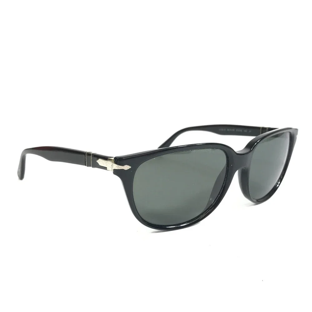 Persol Sunglasses 3104-S 9014/58 Black Square Frames with Gray Polarized Lenses